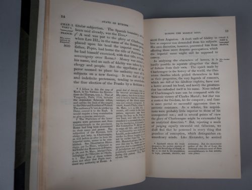 1834 VIEW OF THE STATE OF EUROPE DURING THE MIDDLE AGES BY HENRY HALLAM 3 BOOK SET - ADDITIONAL PHOTO 7