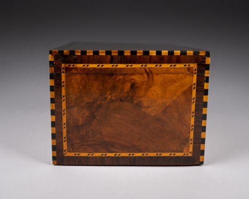 FINE 19TH CENTURY INLAID WALNUT JEWELLERY BOX - ADDITIONAL PHOTO 14