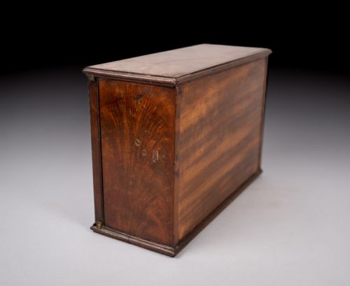 19TH CENTURY MAHOGANY APOTHECARY CABINET WITH KEY - ADDITIONAL PHOTO 11