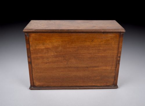 19TH CENTURY MAHOGANY APOTHECARY CABINET WITH KEY - ADDITIONAL PHOTO 13