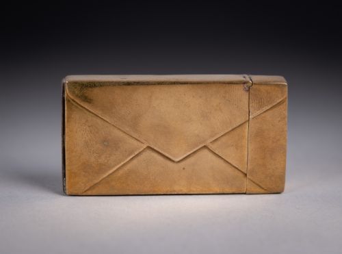 EARLY 20TH CENTURY 900 SILVER GILT 'LETTER' VESTA - ADDITIONAL PHOTO 4