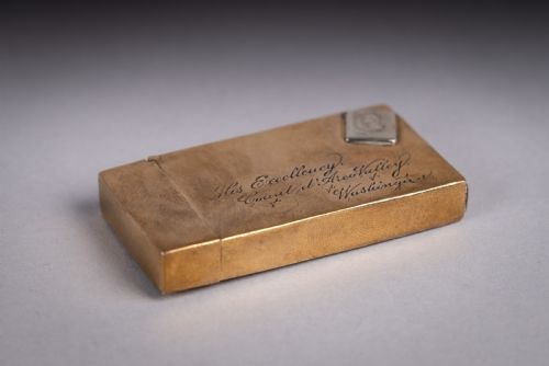 EARLY 20TH CENTURY 900 SILVER GILT 'LETTER' VESTA - ADDITIONAL PHOTO 5