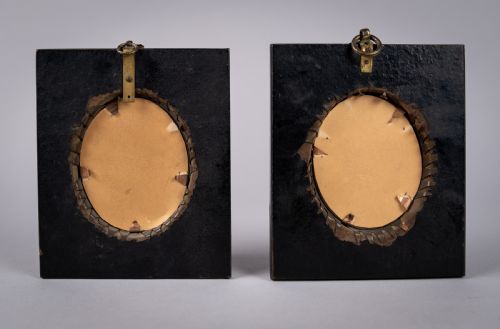 NEAR PAIR OF GEORGIAN BRONZED SILHOUETTES - ADDITIONAL PHOTO 3