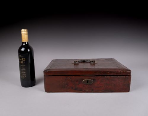 GEORGE III IRISH AUDITOR GENERAL GOVERNMENT DESPATCH BOX - ADDITIONAL PHOTO 13
