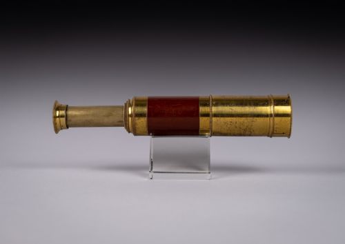 LATE 19TH CENTURY THREEDRAW MAHOGANY BRASS TELESCOPE - ADDITIONAL PHOTO 1