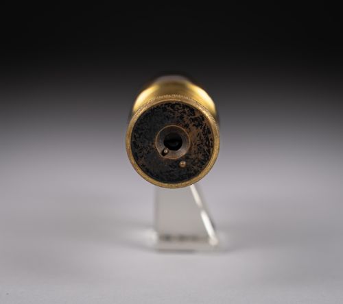 LATE 19TH CENTURY THREEDRAW MAHOGANY BRASS TELESCOPE - ADDITIONAL PHOTO 2