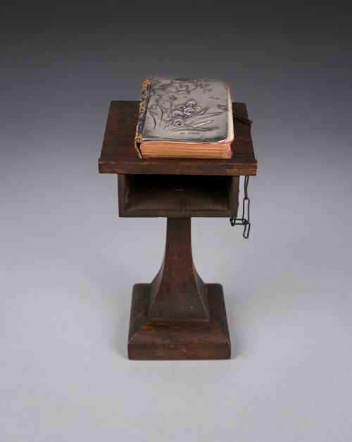 sterling silver miniature 'imitation of christ' david bryce sons 1909 - CATEGORY: ANTIQUE MISCELLANEOUS - DATED EDWARDIAN