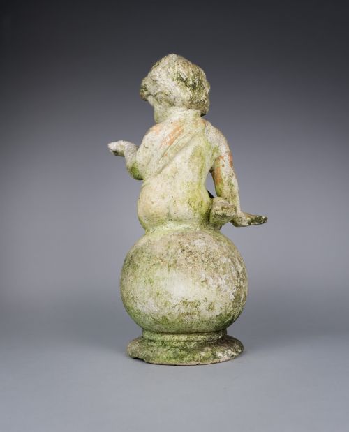 EARLY 20TH CENTURY TERRACOTTA GARDEN CHERUB - ADDITIONAL PHOTO 8