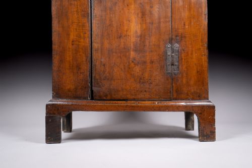 18TH CENTURY CONTINENTAL FRUITWOOD CABINET CUPBOARD - ADDITIONAL PHOTO 2