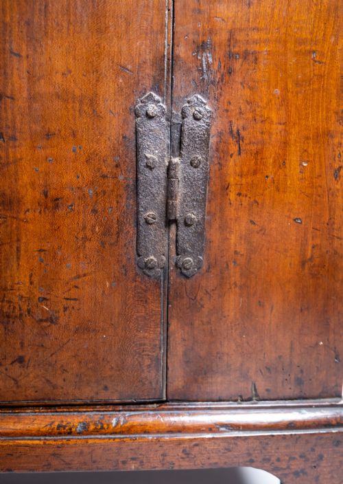 18TH CENTURY CONTINENTAL FRUITWOOD CABINET CUPBOARD - ADDITIONAL PHOTO 3