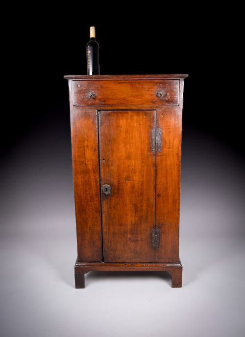 18TH CENTURY CONTINENTAL FRUITWOOD CABINET CUPBOARD - ADDITIONAL PHOTO 7