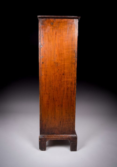 18TH CENTURY CONTINENTAL FRUITWOOD CABINET CUPBOARD - ADDITIONAL PHOTO 8