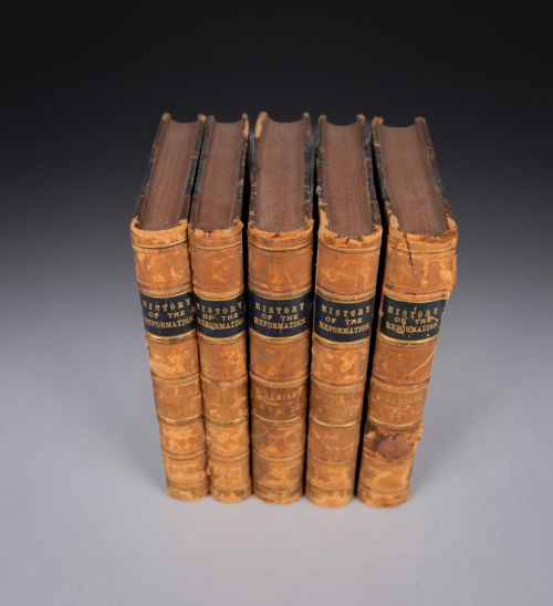 1858 HISTORY OF THE REFORMATION OF THE SIXTEENTH CENTURY BY MERLE D'AUBIGNE FIVE BOOK SET - ADDITIONAL PHOTO 2