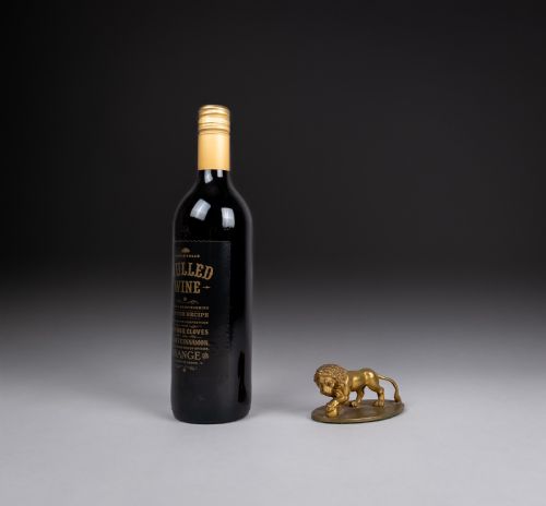 GRAND TOUR GILT BRONZE OF THE MEDICI LION - ADDITIONAL PHOTO 9
