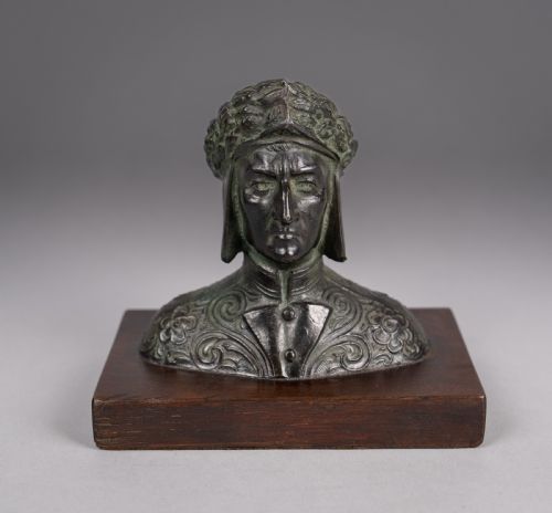 grand tour bust of dante alighieri - CATEGORY: ANTIQUE SCULPTURES - DATED 19TH CENTURY