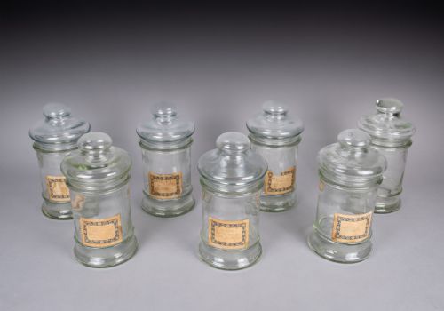 SET OF VICTORIAN GLASS APOTHECARY SWEET JARS - ADDITIONAL PHOTO 2
