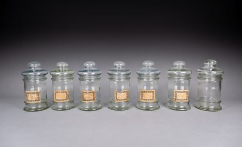SET OF VICTORIAN GLASS APOTHECARY SWEET JARS - ADDITIONAL PHOTO 8