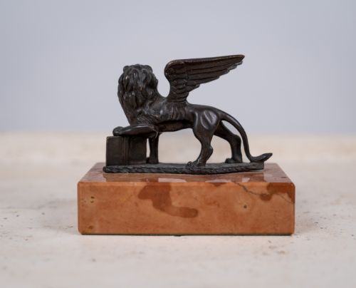 GRAND TOUR BRONZE OF WINGED LION OF ST MARK - ADDITIONAL PHOTO 3