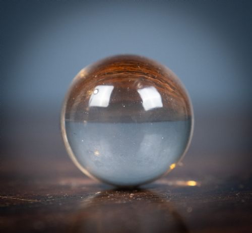 LATE 19TH CENTURY FORTUNE TELLER'S CRYSTAL BALL - ADDITIONAL PHOTO 2