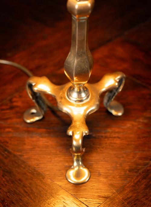 BRASS PULLMAN'S CARRIAGE LAMP WITH GLASS SHADE C1910 - ADDITIONAL PHOTO 4