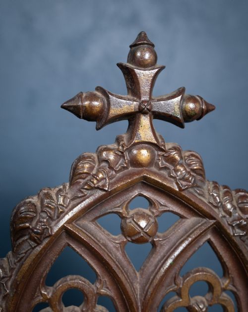 19TH CENTURY GOTHIC REVIVAL CAST IRON STICK STAND - ADDITIONAL PHOTO 4