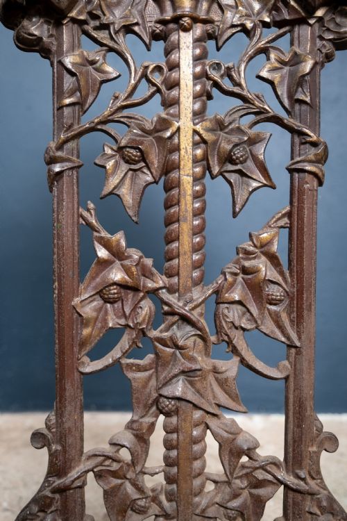 19TH CENTURY GOTHIC REVIVAL CAST IRON STICK STAND - ADDITIONAL PHOTO 5