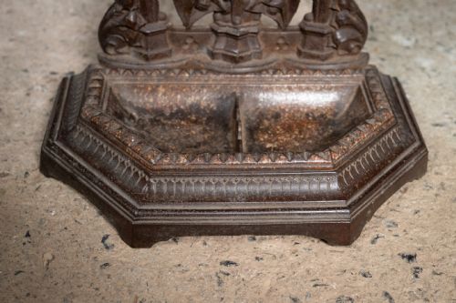 19TH CENTURY GOTHIC REVIVAL CAST IRON STICK STAND - ADDITIONAL PHOTO 6