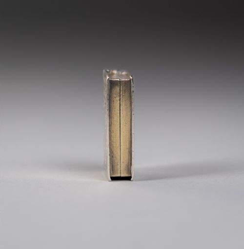 STERLING SILVER GILT BOOK VINAIGRETTE BY TAYLOR AND PERRY BIRMINGHAM 1831 - ADDITIONAL PHOTO 5