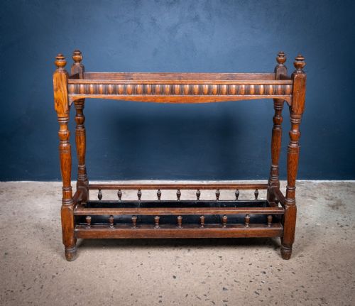 large country house oak umbrellastick stand c1900 - CATEGORY: ANTIQUE MISCELLANEOUS - DATED 1900