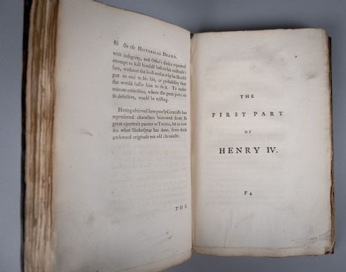 1772 ESSAY ON THE WRITINGS AND GENIUS OF SHAKESPEARE BY ELIZABETH MONTAGU BOOK VOLUME - ADDITIONAL PHOTO 8