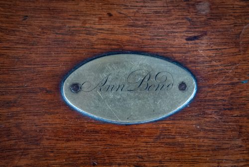 19TH CENTURY MAHOGANY CAMPAIGN WRITING SLOPE - ADDITIONAL PHOTO 4