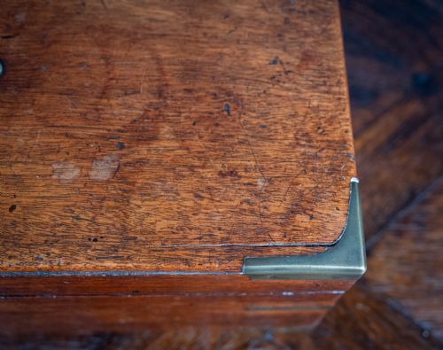 19TH CENTURY MAHOGANY CAMPAIGN WRITING SLOPE - ADDITIONAL PHOTO 16