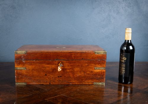 19TH CENTURY MAHOGANY CAMPAIGN WRITING SLOPE - ADDITIONAL PHOTO 19