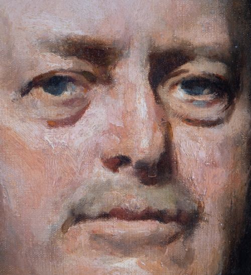 FRANK THOMAS COPNALL 18701949 LARGE PORTRAIT OF 'THE HON STUTT ESQ' - ADDITIONAL PHOTO 3