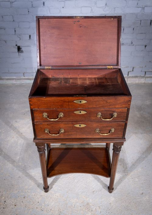 18TH CENTURY MAHOGANY CABINET ON STAND - ADDITIONAL PHOTO 7