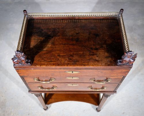 18TH CENTURY MAHOGANY CABINET ON STAND - ADDITIONAL PHOTO 12