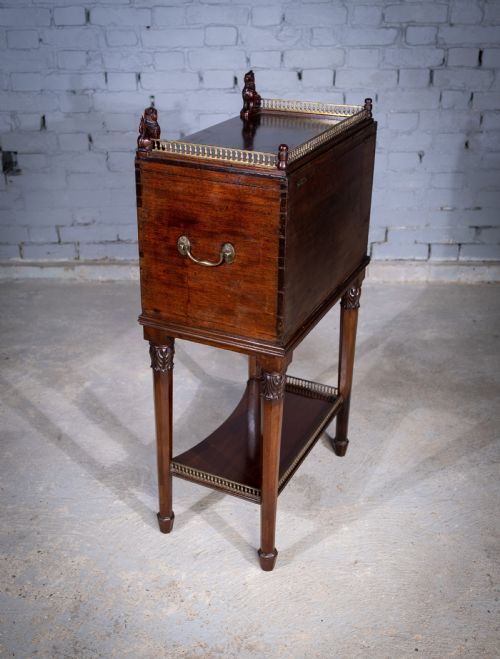 18TH CENTURY MAHOGANY CABINET ON STAND - ADDITIONAL PHOTO 18