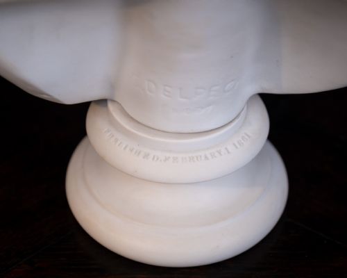 19TH CENTURY ART UNION OF LONDON PARIAN BUST OF APOLLO - ADDITIONAL PHOTO 6