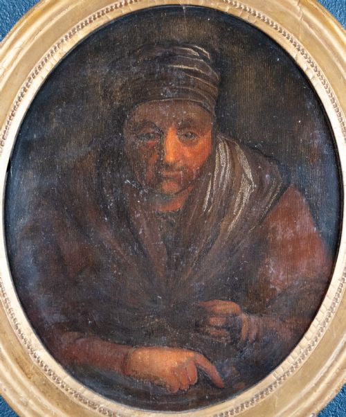 THE MONEY LENDER 18TH CENTURY OIL ON PANEL - ADDITIONAL PHOTO 1