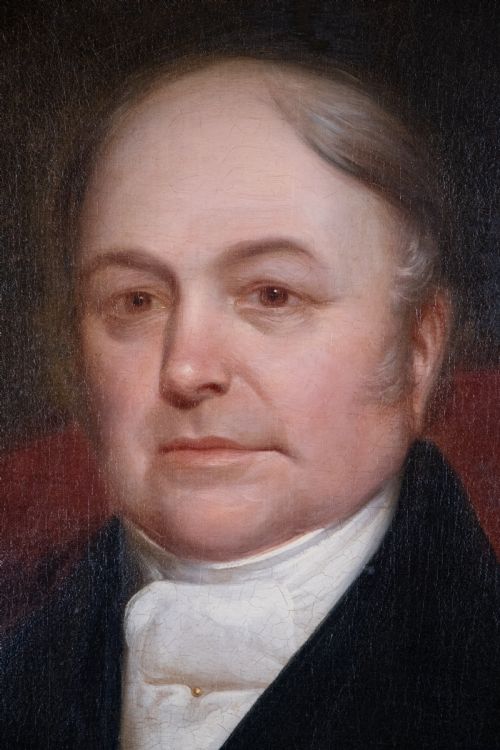 LARGE 19TH CENTURY PORTRAIT OF A GENTLEMAN ENGLISH SCHOOL OIL ON CANVAS - ADDITIONAL PHOTO 1