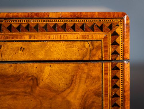 VICTORIAN WALNUT TUNBRIDGE WARE WRITING SLOPE - ADDITIONAL PHOTO 3