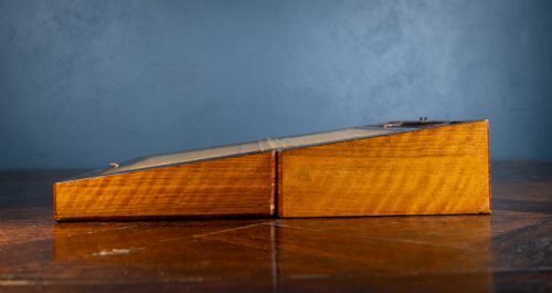 VICTORIAN WALNUT TUNBRIDGE WARE WRITING SLOPE - ADDITIONAL PHOTO 15