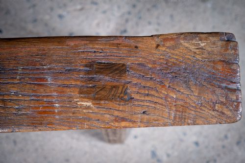 19TH CENTURY CHINESE ELM BENCH - ADDITIONAL PHOTO 4