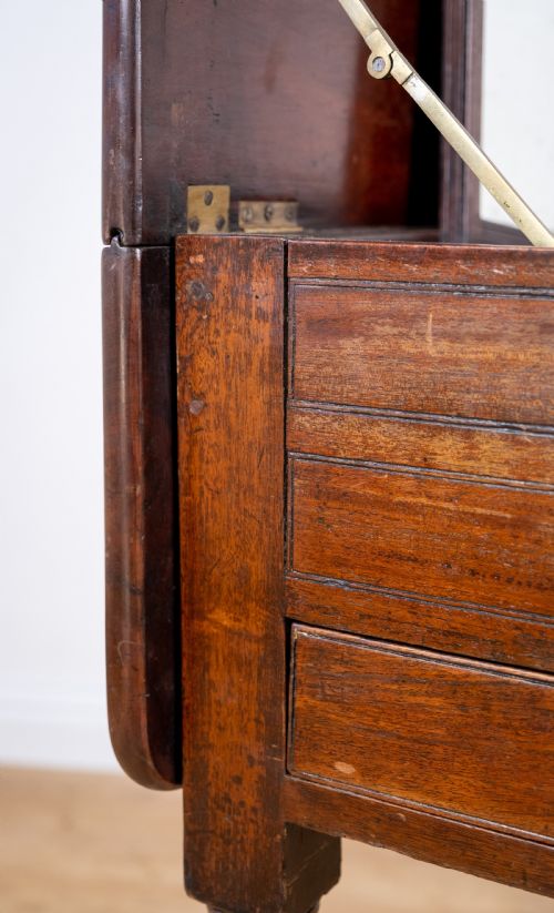 REGENCY MAHOGANY METAMORPHIC CAMPAIGN DESK DINING DRESSING TABLE - ADDITIONAL PHOTO 23