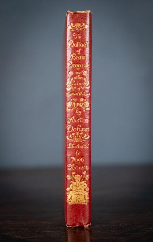 1892 THE BALLAD OF BEAU BROCADE OTHER POEMS BY AUSTIN DOBSON BOOK - ADDITIONAL PHOTO 2