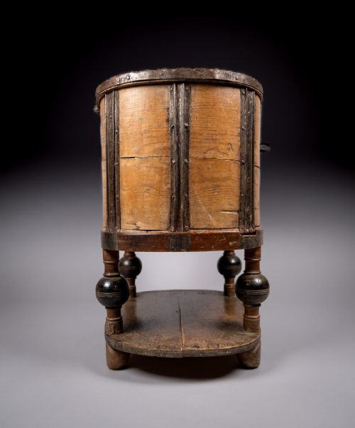 18TH CENTURY SWEDISH BENTWOOD PINE IRON STRONG BOX - ADDITIONAL PHOTO 9