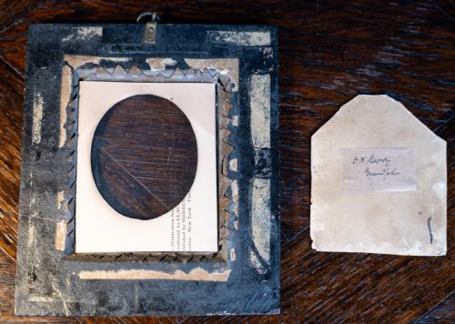 EARLY 19TH CENTURY MINIATURE PORTRAIT OF 'O W BERRY' WATERCOLOUR - ADDITIONAL PHOTO 2