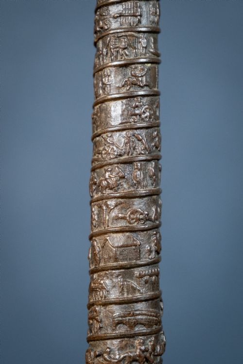 GRAND TOUR BRONZE MODEL OF COLONNE VENDOME VENDOME COLUMN C1860 - ADDITIONAL PHOTO 6