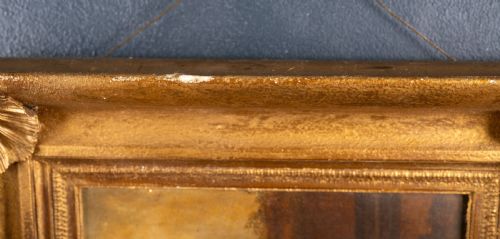 EARLY 19TH CENTURY OIL ON BOARD A FRACUS OUTSIDE CHAPEL - ADDITIONAL PHOTO 7