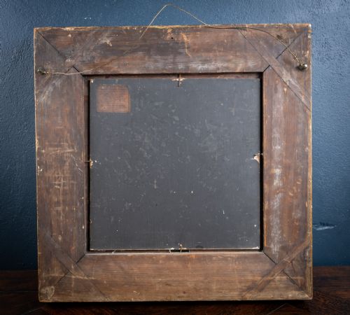 EARLY 19TH CENTURY OIL ON BOARD A FRACUS OUTSIDE CHAPEL - ADDITIONAL PHOTO 10